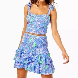 Lilly Pulitzer NWT Rosalie Set Peri Blue The Turtle Package Size 10